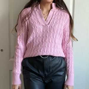 vintage cable knit sweater